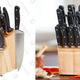 AmazonBasics Premium 18-Piece Knife Block Set | $42 | Amazon